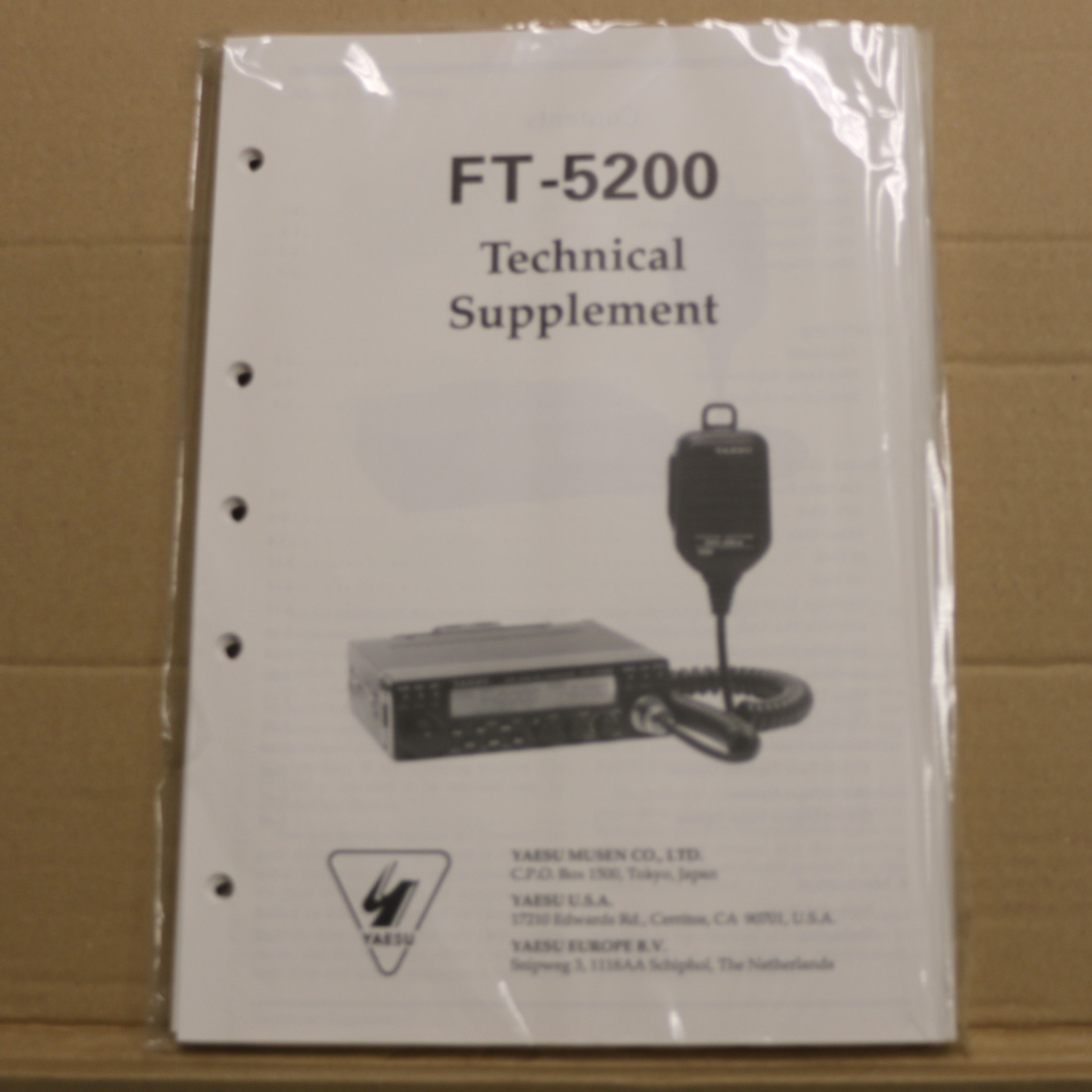 Yaesu FT-5200 Technical Supplement