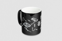 Raspberry Pi Tasse schwarz Raspberry Pi Tasse schwarz