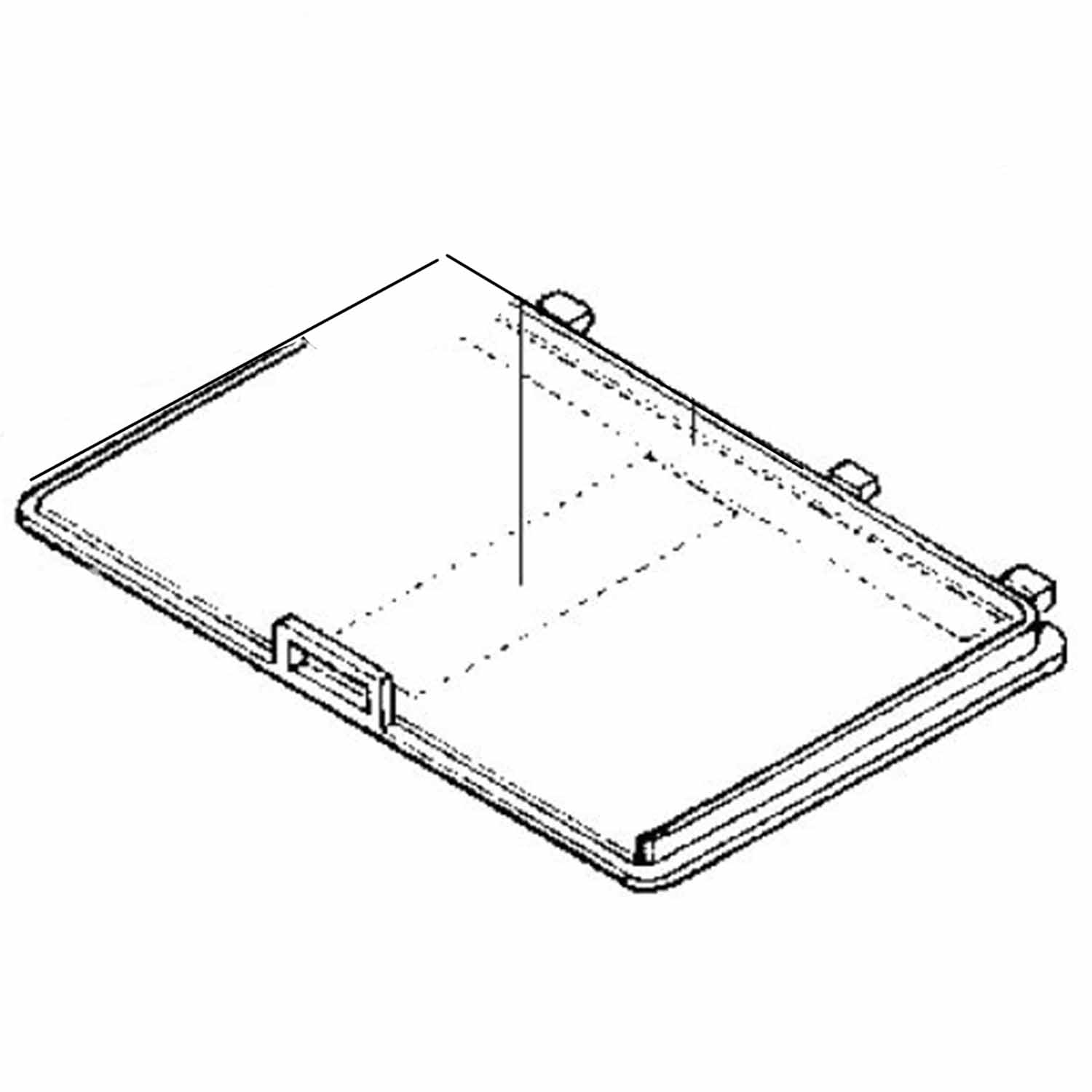 YAESU RA027090C BATTERY COVER