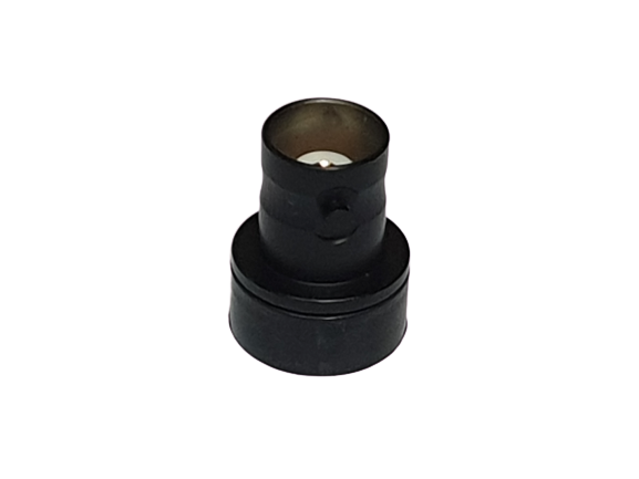 Adapter SMA-Stecker / BNC-Buchse, ultrakurz, schwarz