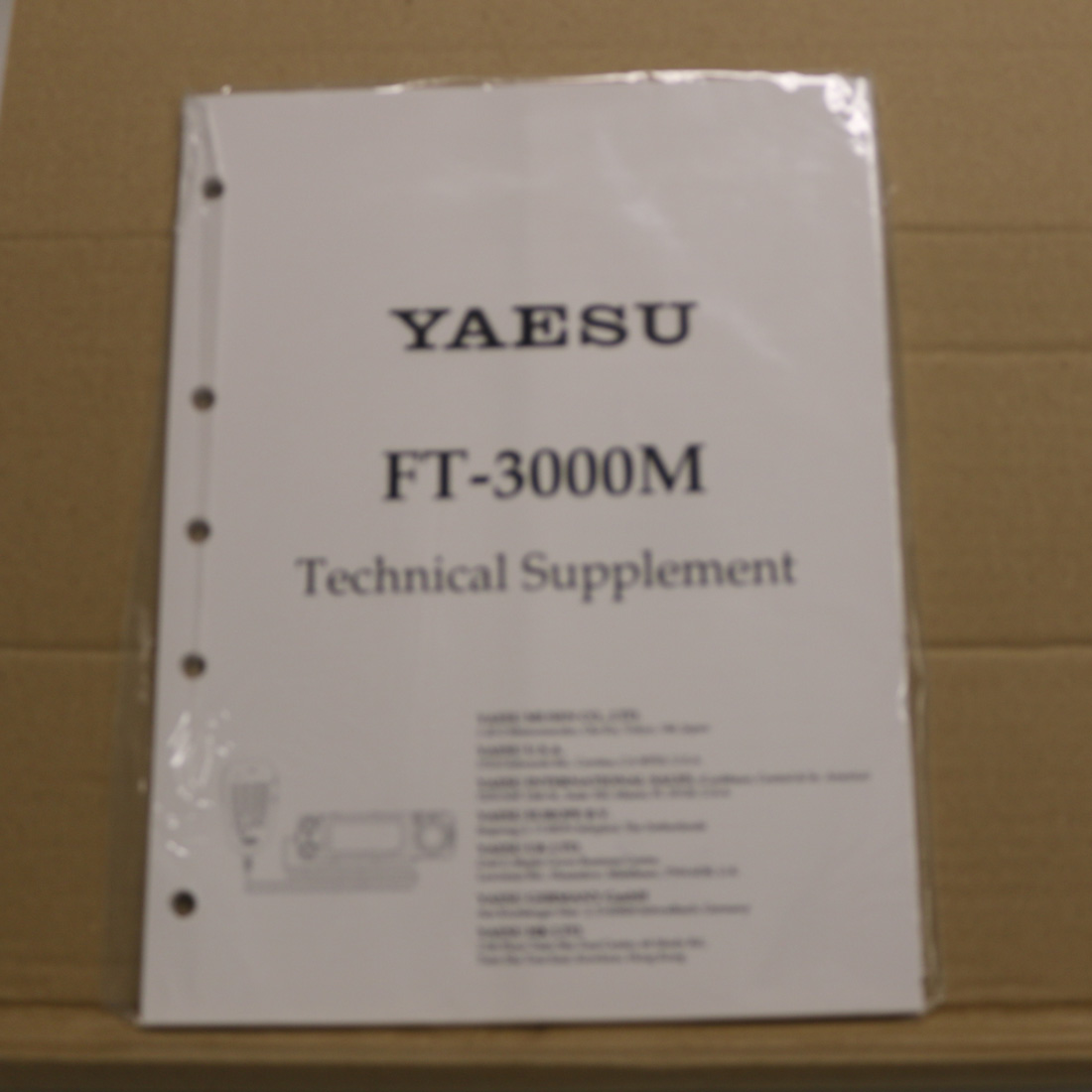 Yaesu FT-3000M Technical Supplement