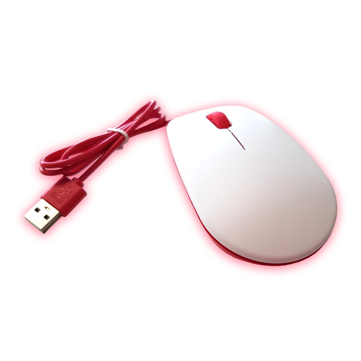 offizielle Raspberry Pi Maus weiß/rot