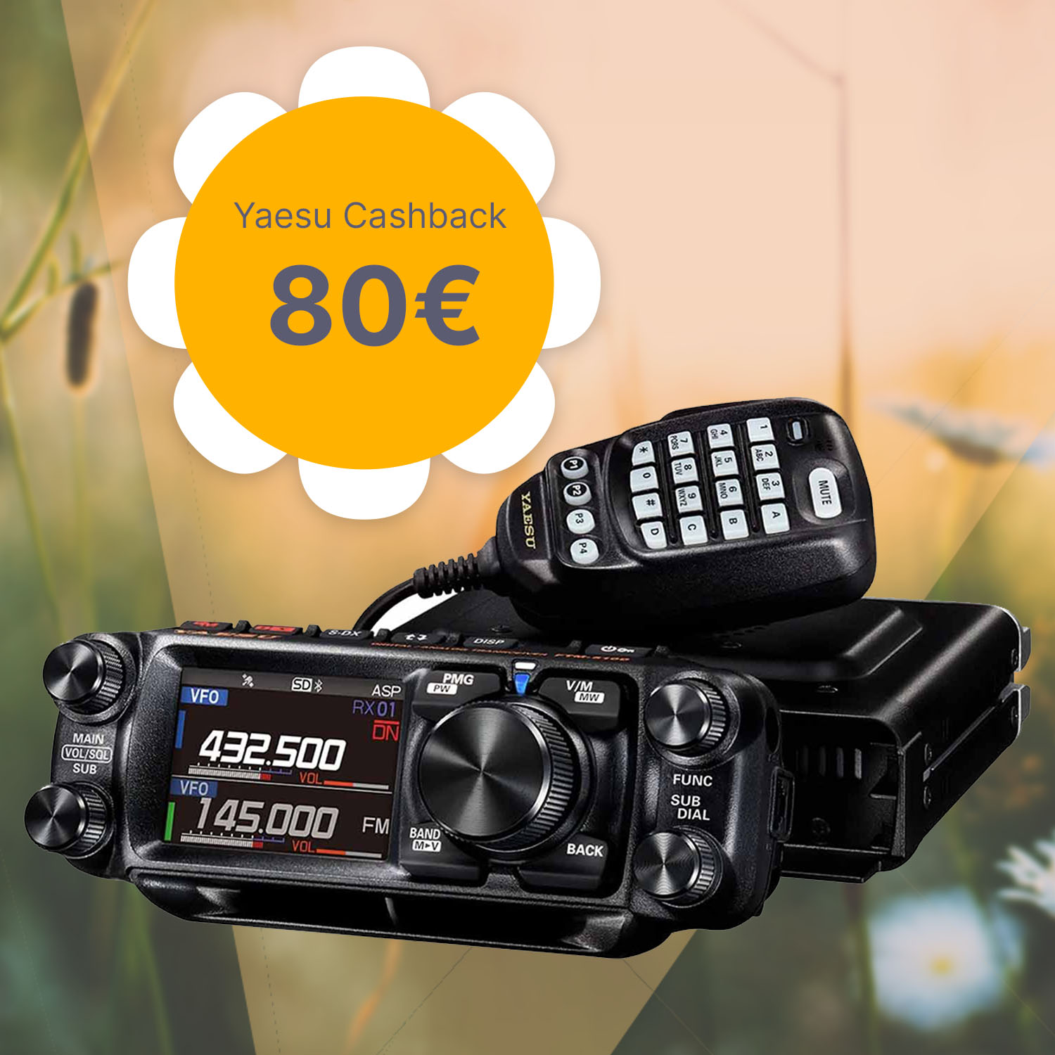 Yaesu FTM-510 ASP VHF/UHF Mobilfunkgerät
