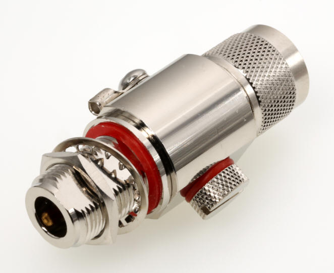 NLP-01-1501 N-Blitzschutz bis 6 GHz (N-Stecker / N-Buchse)