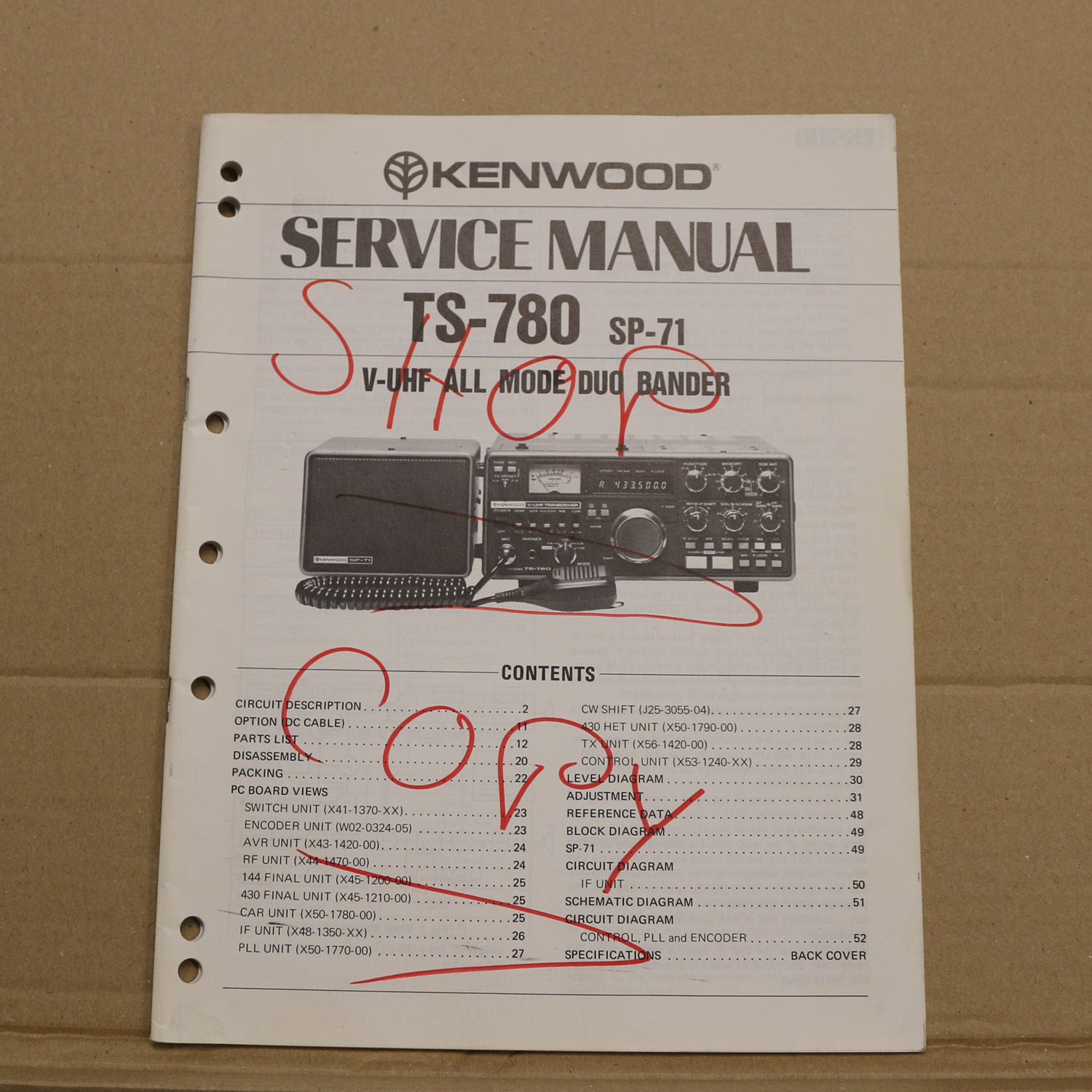 Kenwood TS-780 Service Manual