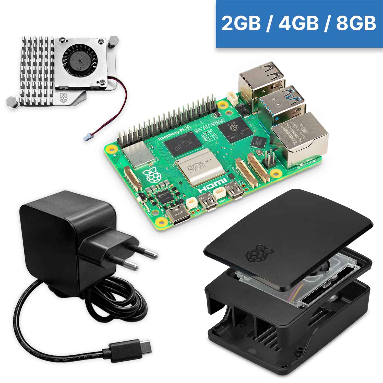 Raspberry Pi 5 "S-Bundle" schwarz