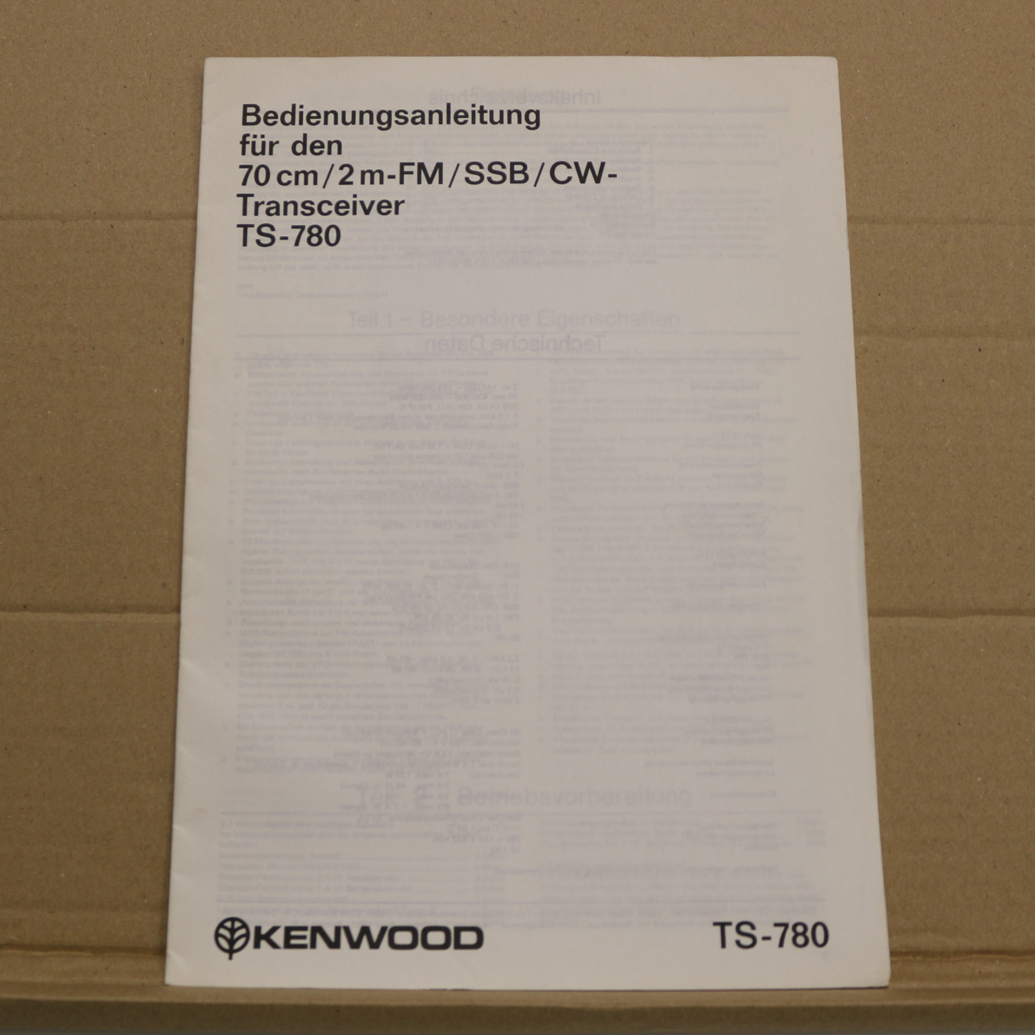 Kenwood TS-780 Service Manual