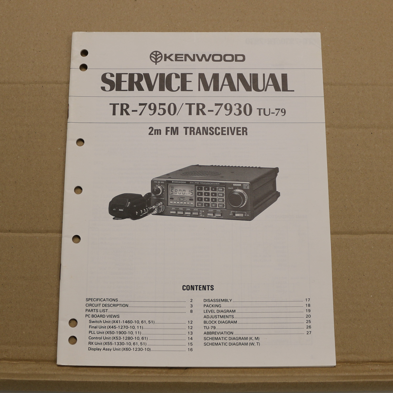 Kenwood TR-7950/TR-7930 Service Manual