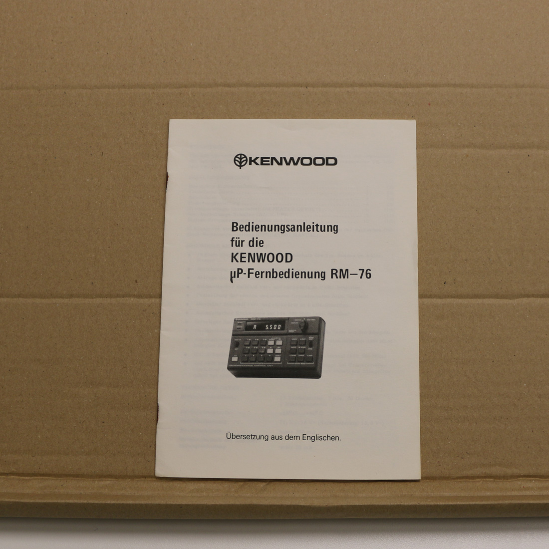 Kenwood RM-76 Service Manual