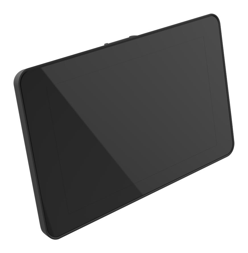 Gehäuse für Raspberry Pi 4 und 7" Touchscreen (schwarz)