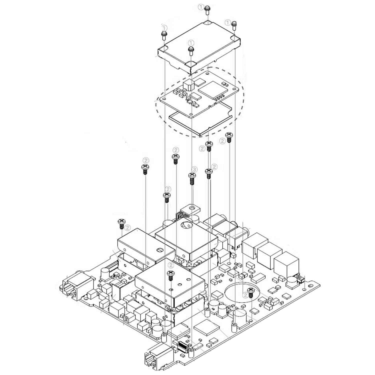 YAESU CS2461703 MAIN-1 ASSY