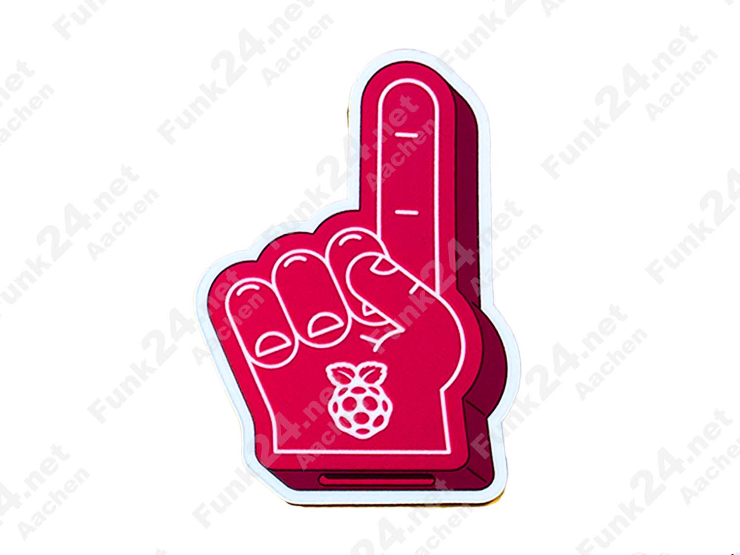 Raspberry Pi Aufkleber / Sticker "Zeigefinger"