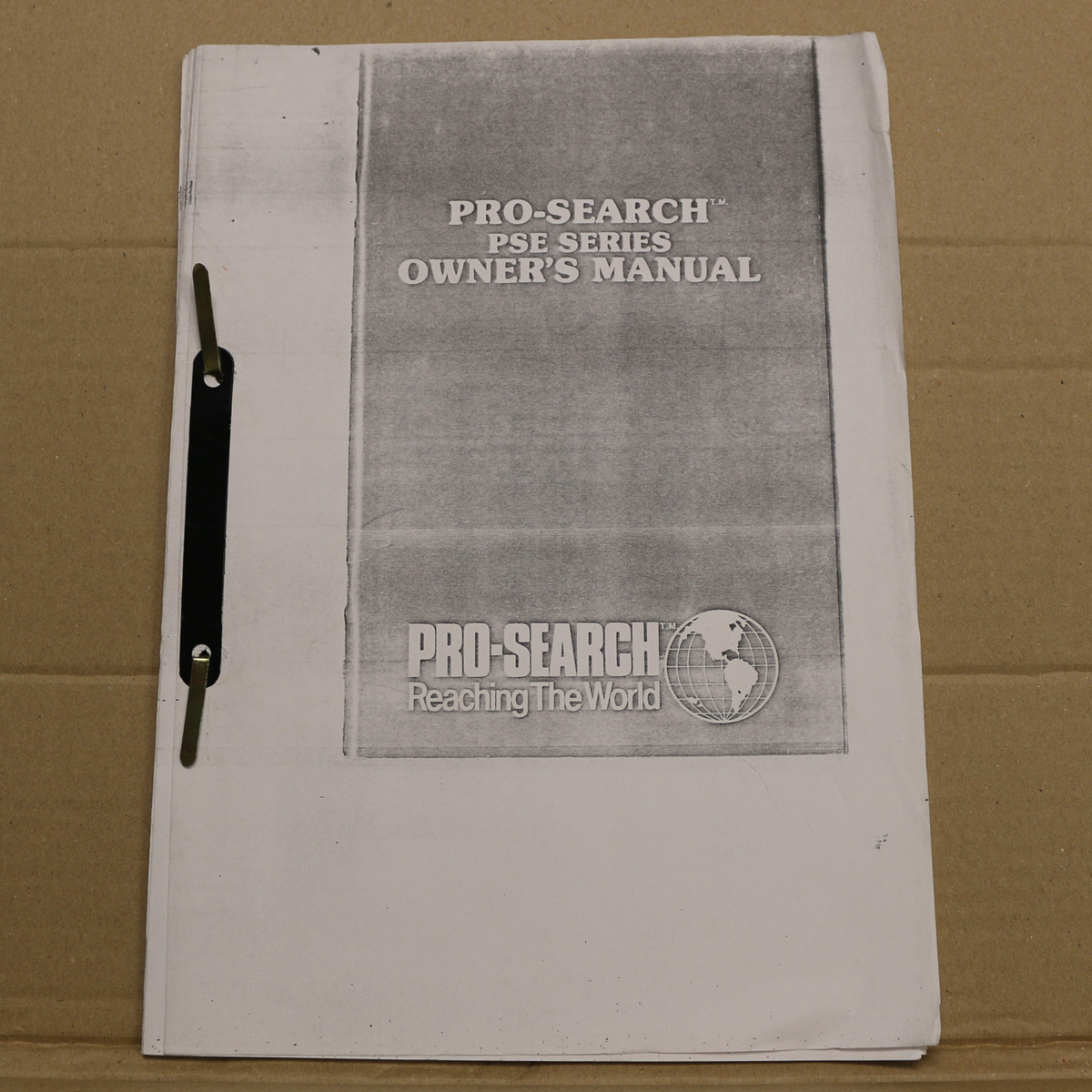 PRO-SEARCH PSE-SERIES Owners Manual