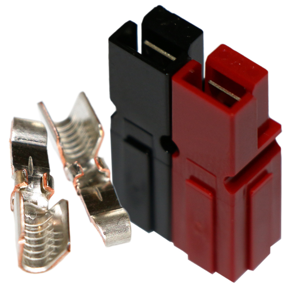 set45 Anderson PowerPole® Set PP45 rt/sw 45A 4-teilig