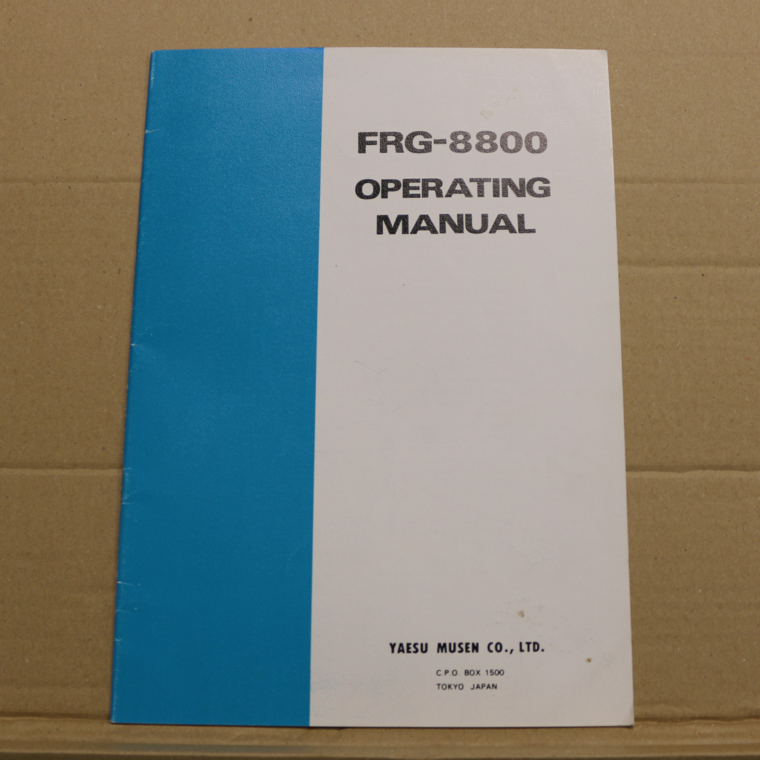 Yaesu FRG-8800 Operating Manual