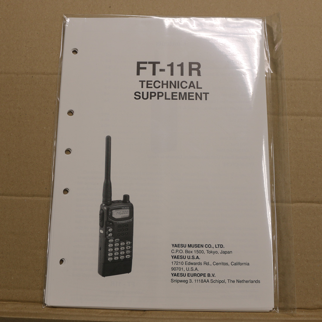 Yaesu FT-11R Technical Supplement