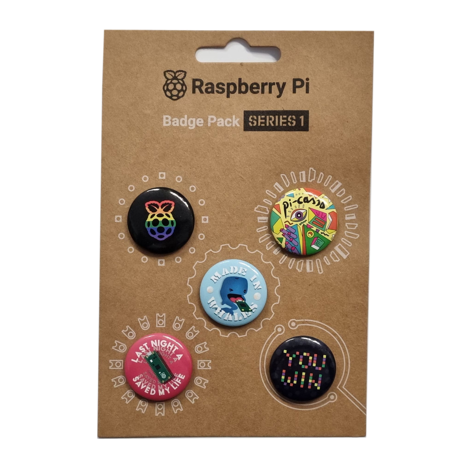 Raspberry Pi Badge Pack series 1 Raspberry Pi Badge Pack series 1