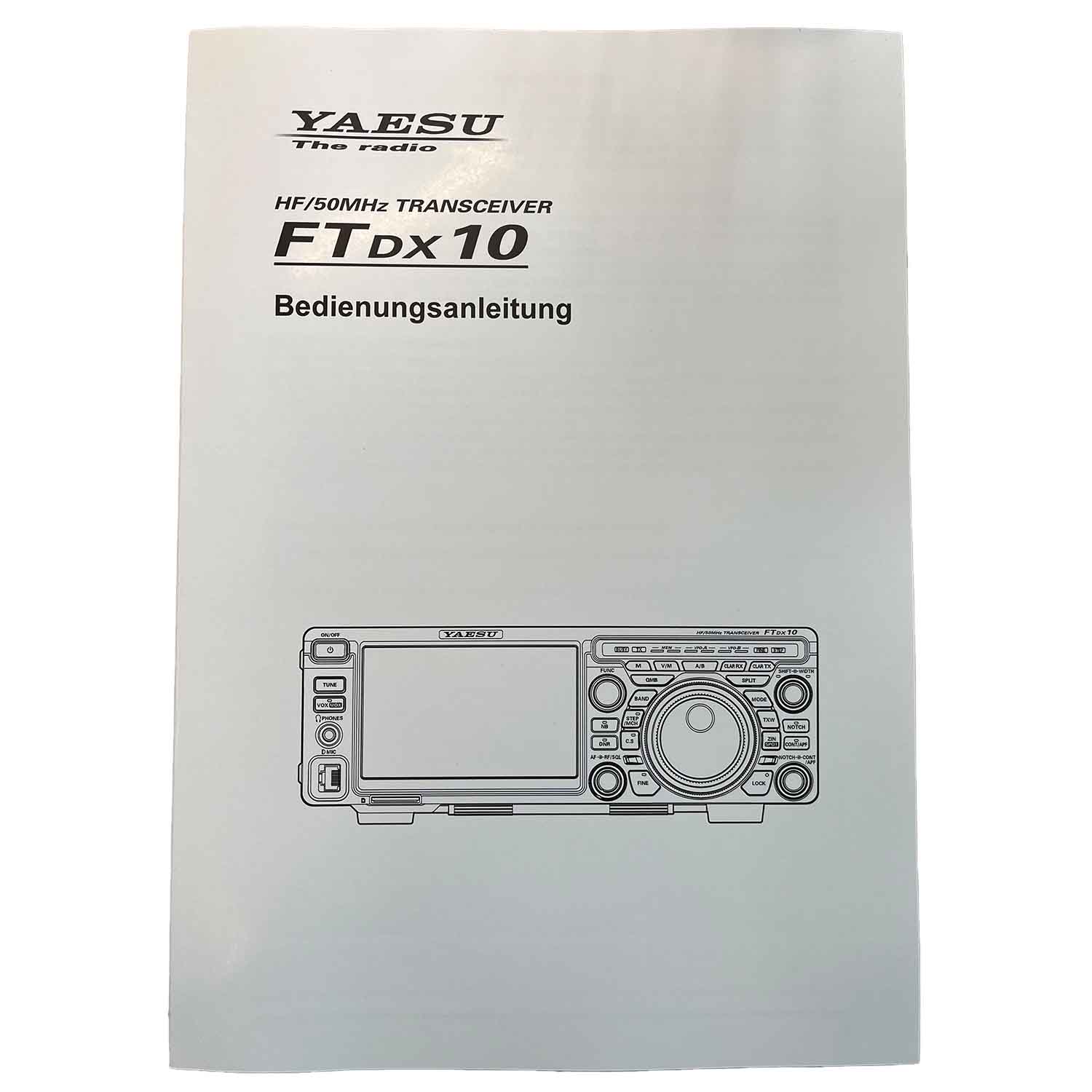 FT-DX10 Bedienungsanleitung