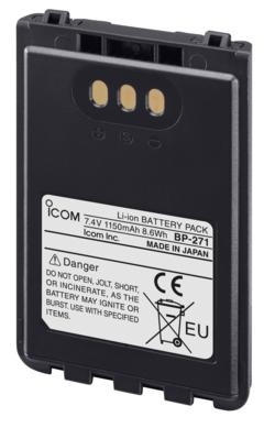 ICOM_BP-271_1 Icom BP-271 Ersatzakku 1150mAh