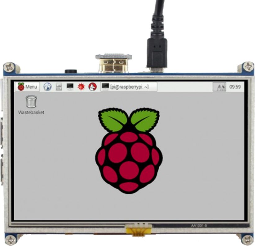 5" Touchscreen Display für Raspberry Pi