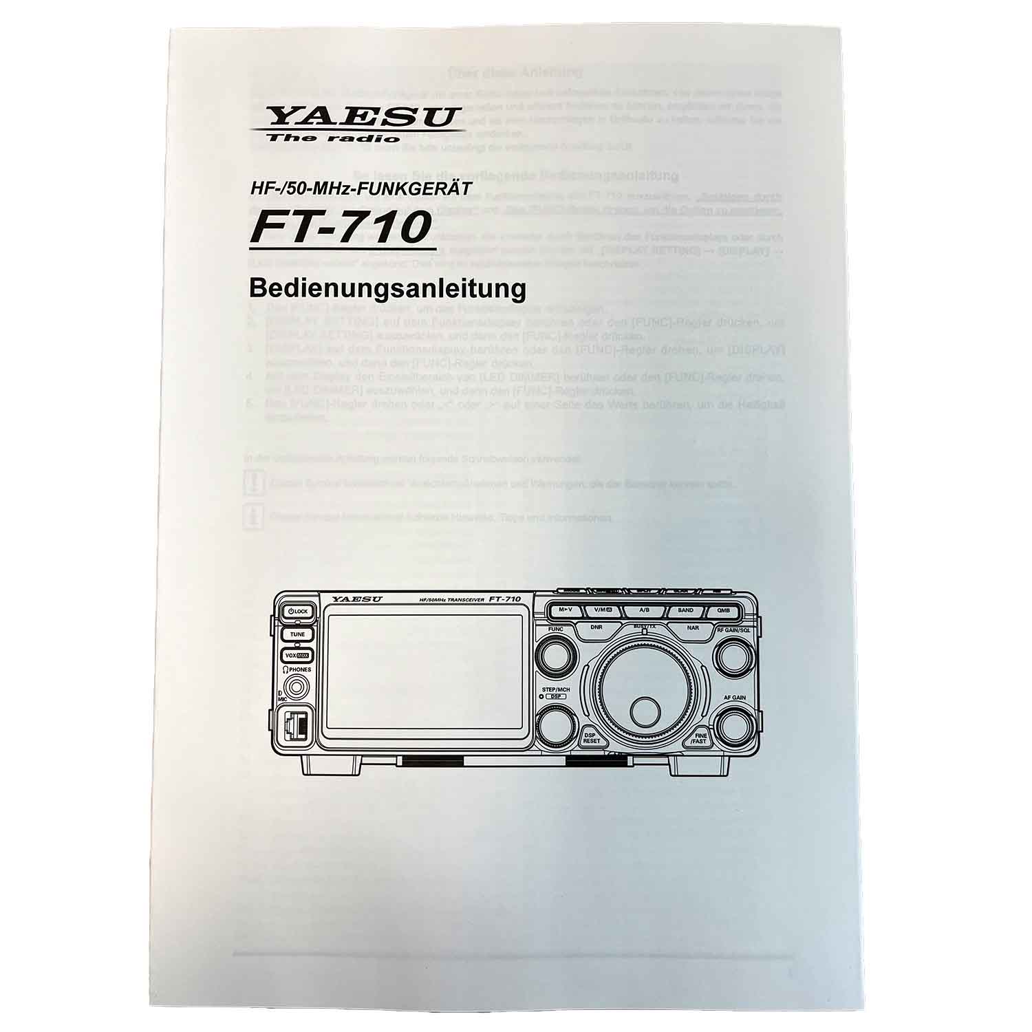 YAESU FT-710 Bedienungsanleitung