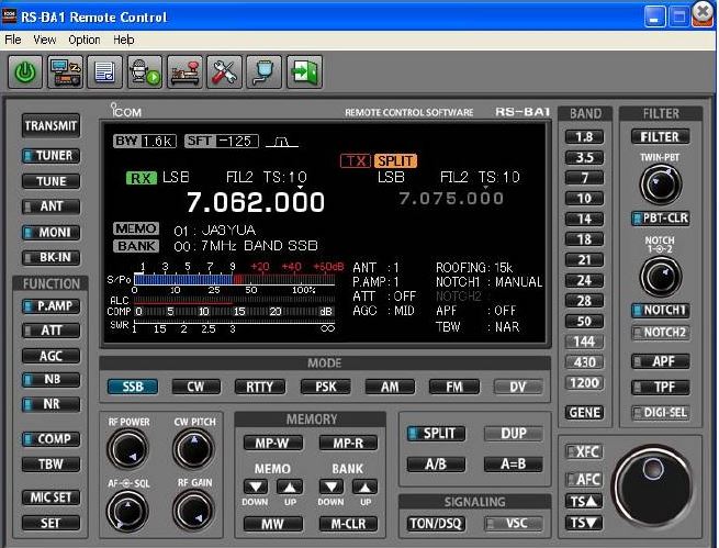 rs_ba1_1 Icom RS-BA1 IP-Fernsteuer-Software für Icom Version 2