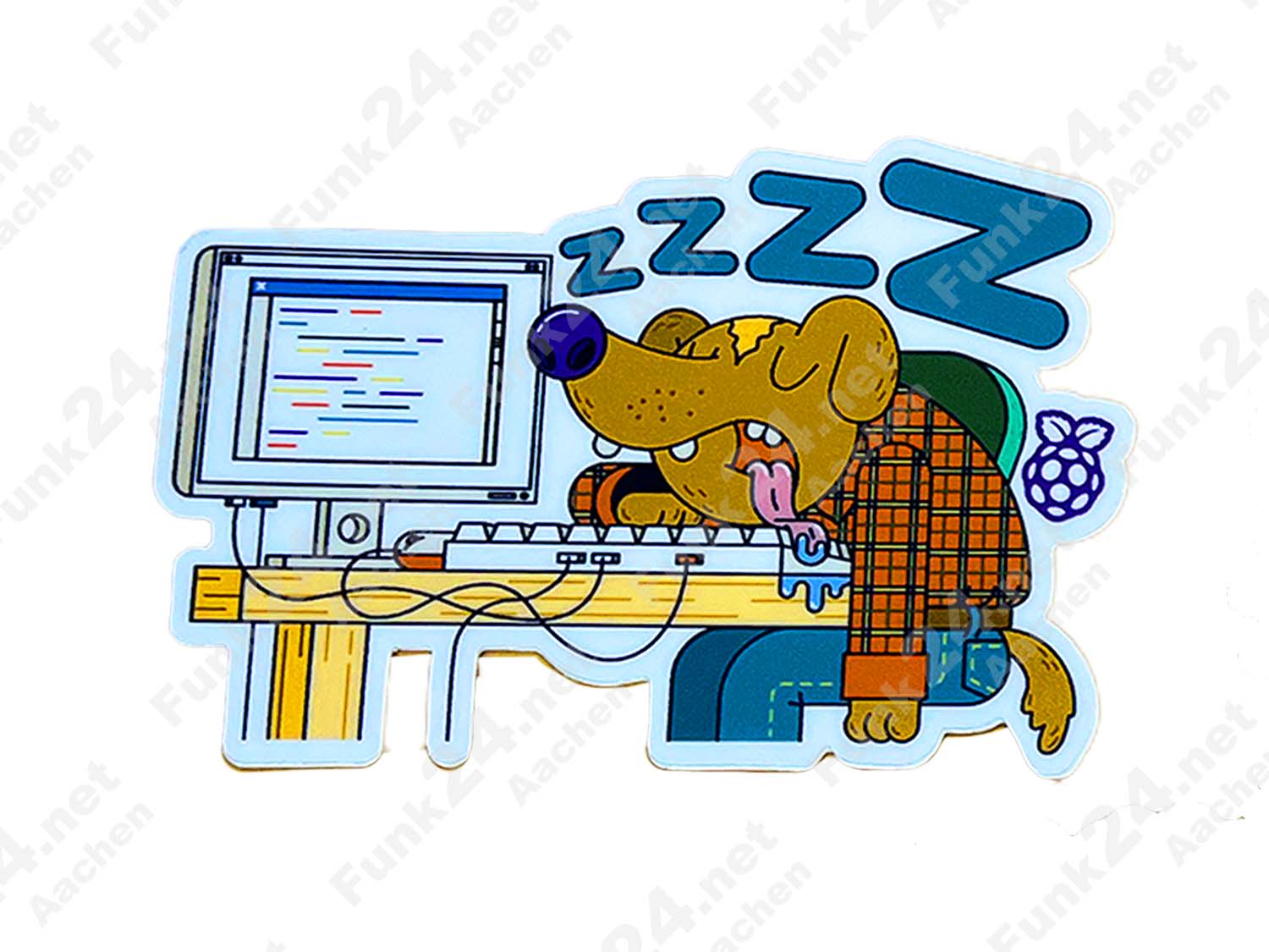 Raspberry Pi Aufkleber / Sticker "Fauler Hund" Raspberry Pi Aufkleber / Sticker "Fauler Hund"