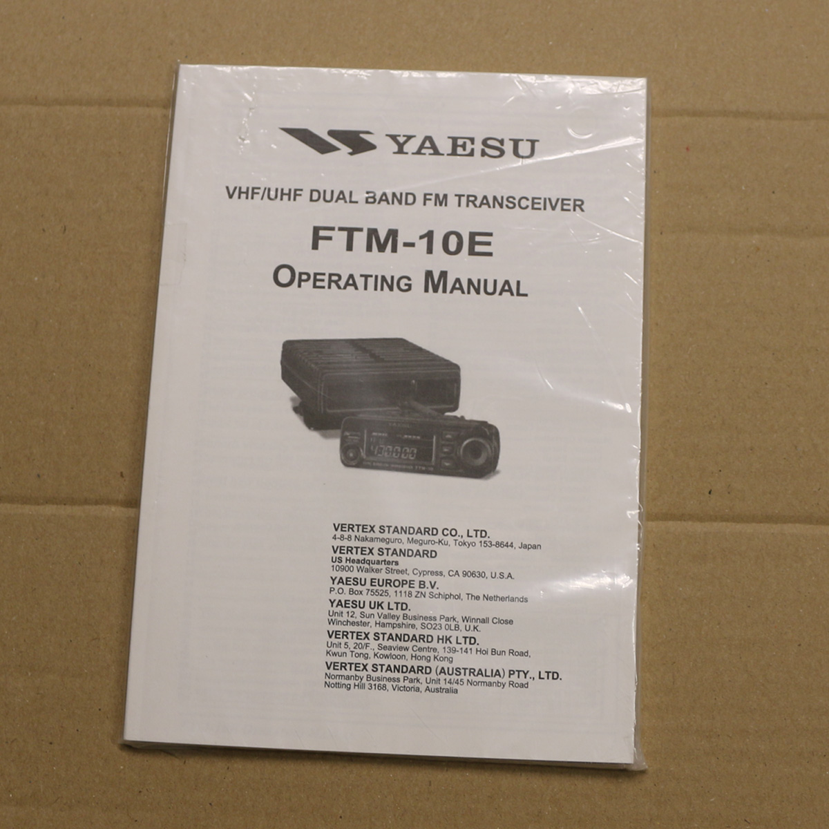 Yaesu FTM-10E Operating Manual
