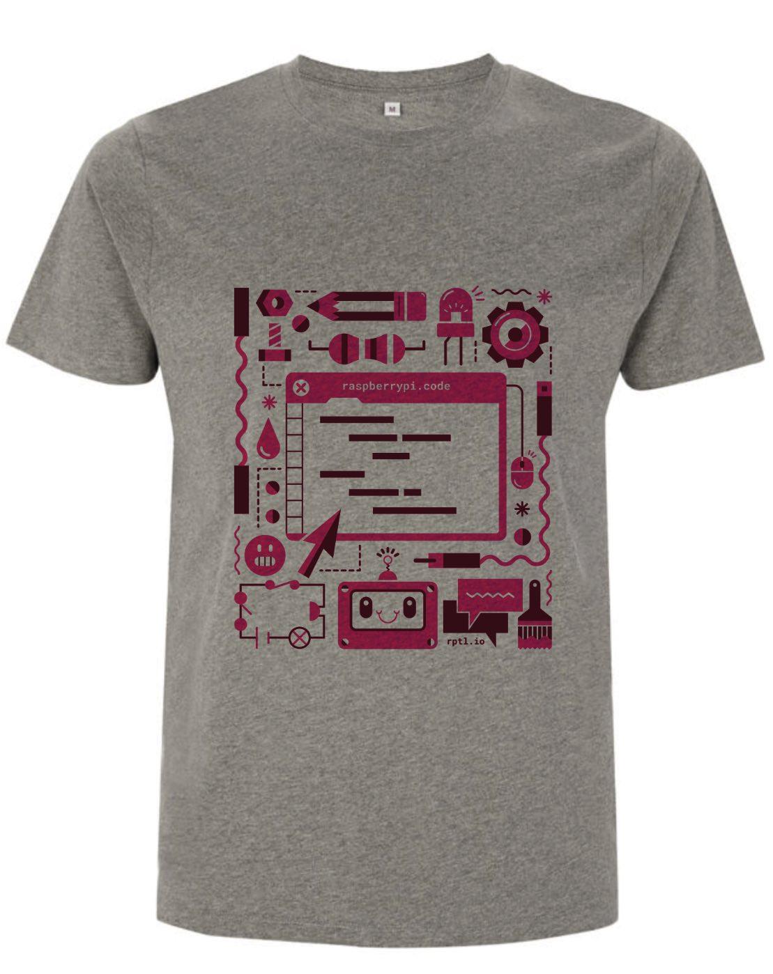 Raspberry Pi T-Shirt "Coding" S-XXL