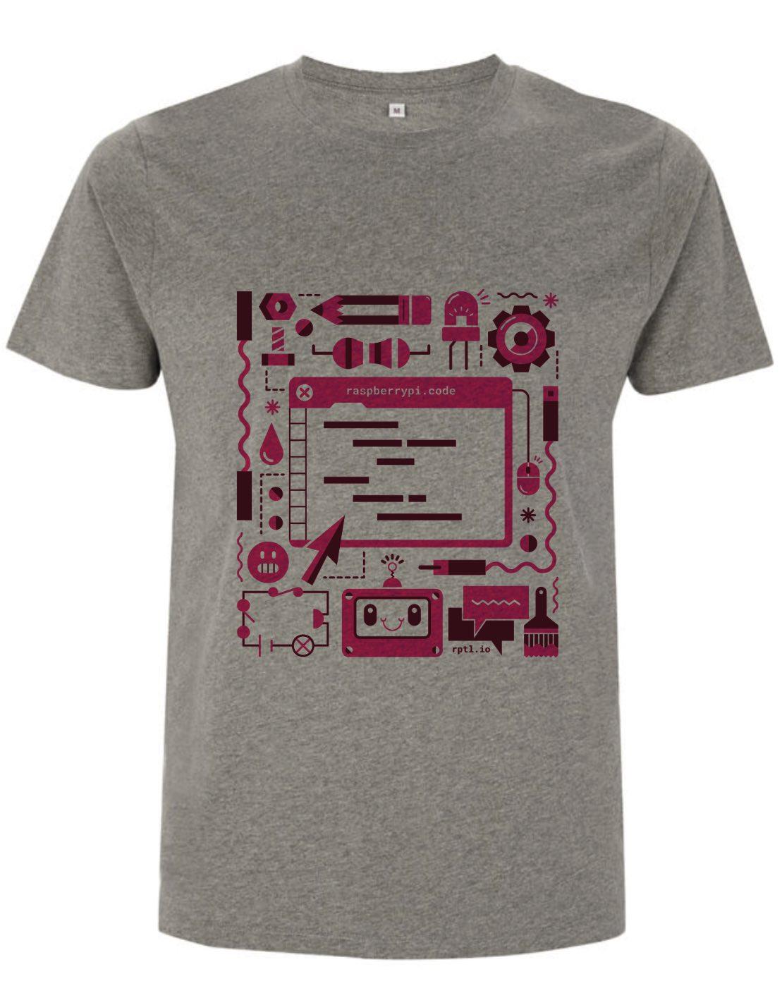 Raspberry Pi T-Shirt "Coding" S-XXL Raspberry Pi T-Shirt "Coding" S-XXL