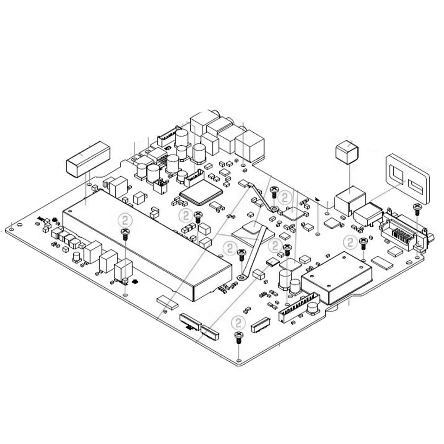 YAESU CS2712705 MAIN-ASSY FT-710