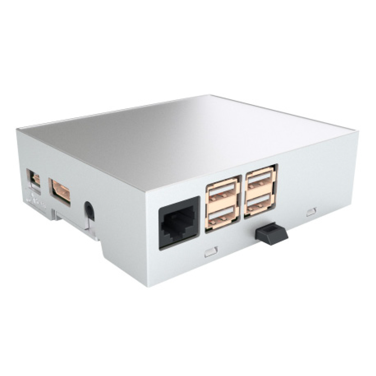 6mxts_compact Hutschienengehäuse / DIN Rail KIT 6M XTS COMPACT für Raspberry Pi 3