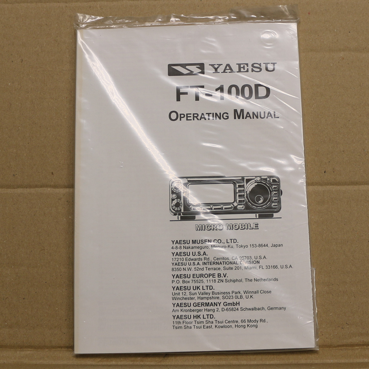 Yaesu FT-100D Operating Manual