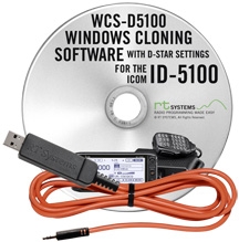 WCS-D5100 Icom ID-5100 Programmiersoftware mit Kabel