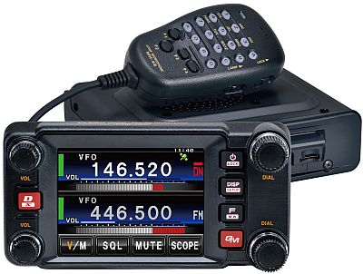 Yaesu FTM-400XDE 2m/70cm Mobilfunkgerät mit FM und C4FM GPS