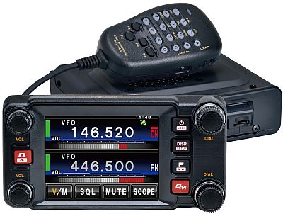 Yaesu_ftm_400xde_1 Yaesu FTM-400XDE 2m/70cm Mobilfunkgerät mit FM und C4FM GPS