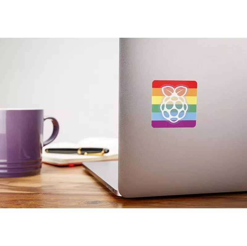 Raspberry Pi Aufkleber / Sticker "Regenbogen" Raspberry Pi Aufkleber / Sticker "Regenbogen"