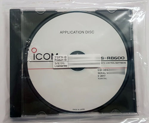 Icom RS-R8600 Fernsteuer Software für IC-R8600