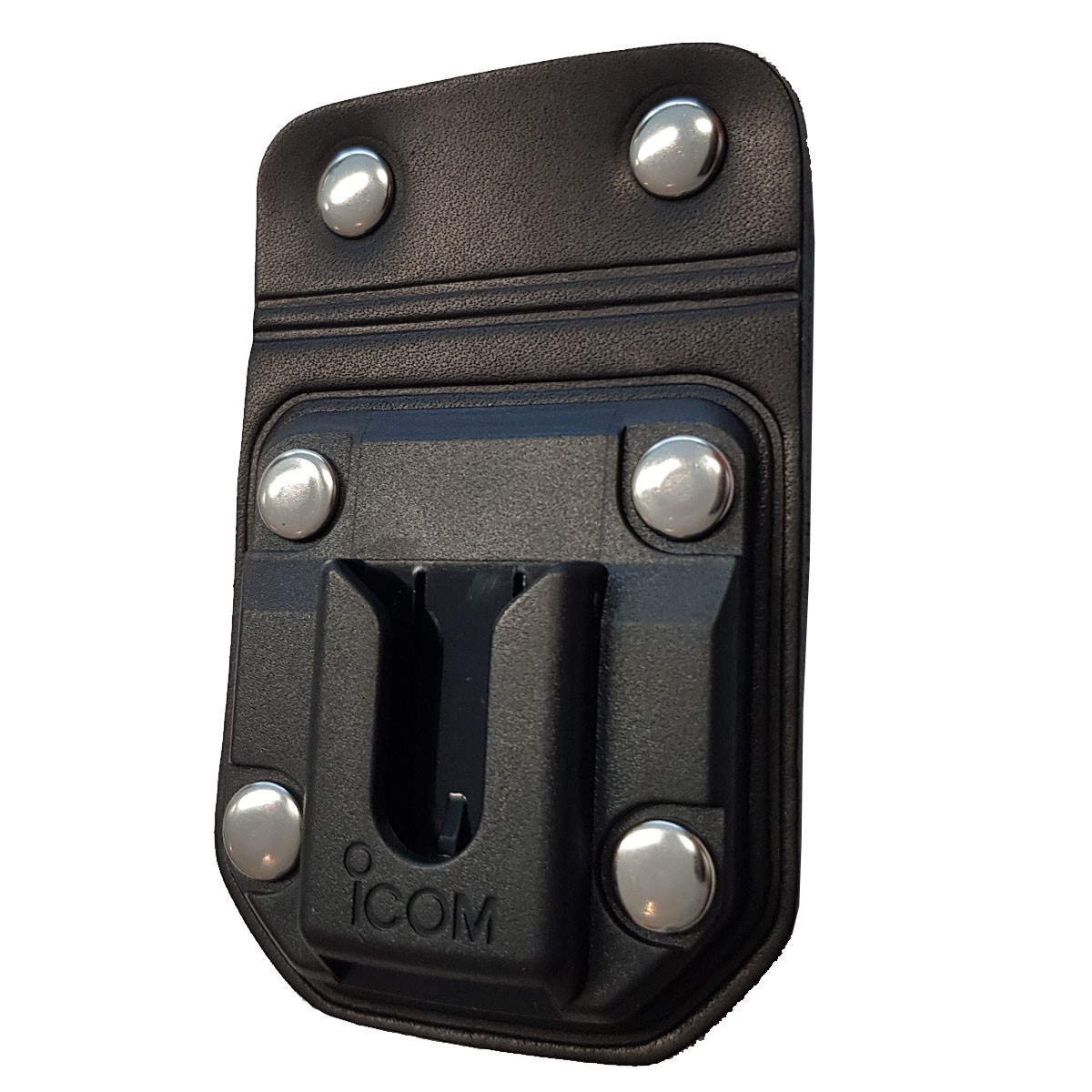 Icom MB-96N Lederholster / Gürteleinhänger für Handfunkgeräte mit Clip (drehbar)