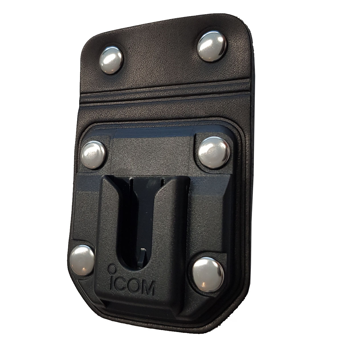 mb-96n_1 Icom MB-96N Lederholster / Gürteleinhänger für Handfunkgeräte mit Clip (drehbar)