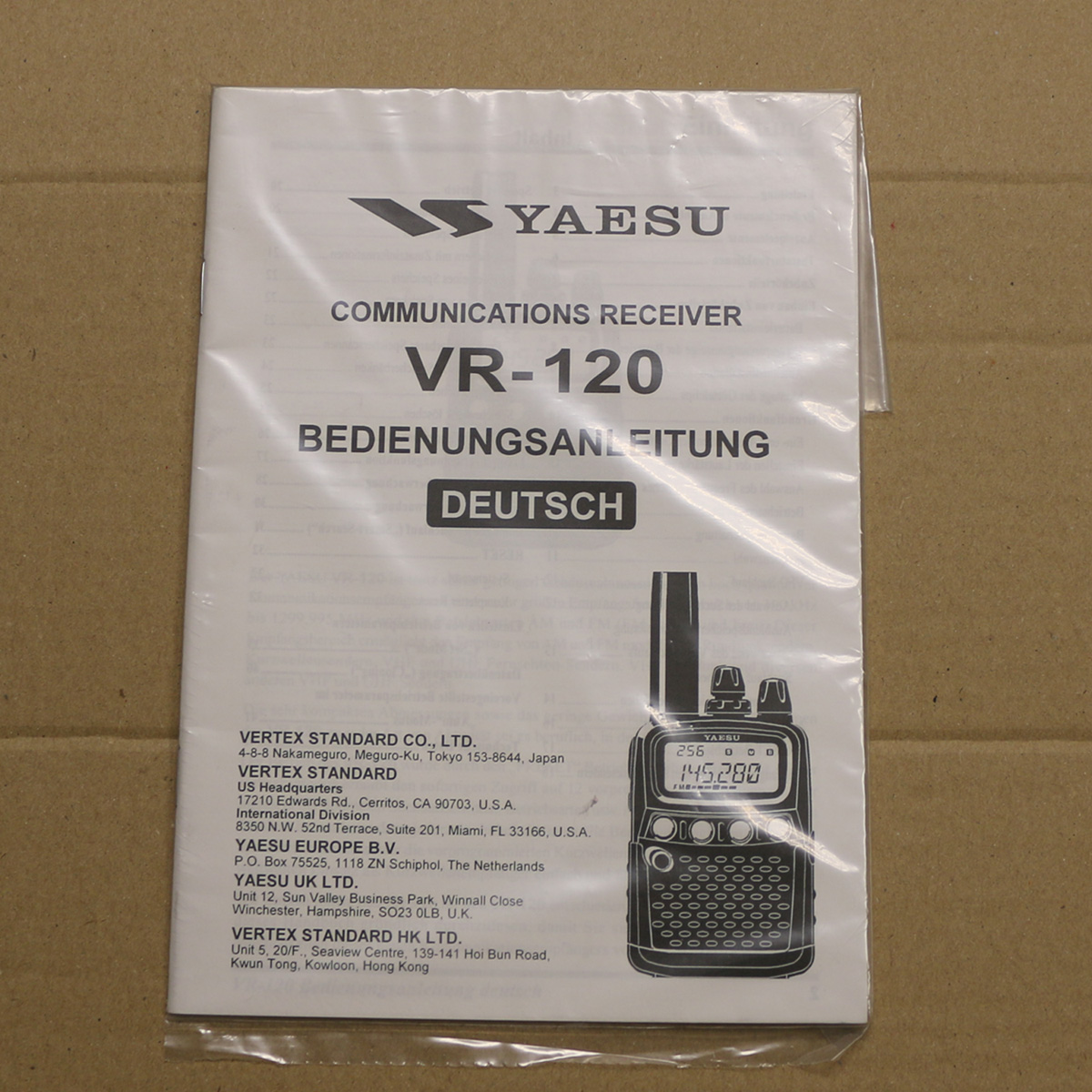 Yaesu VR-120 Bedienungsanleitung