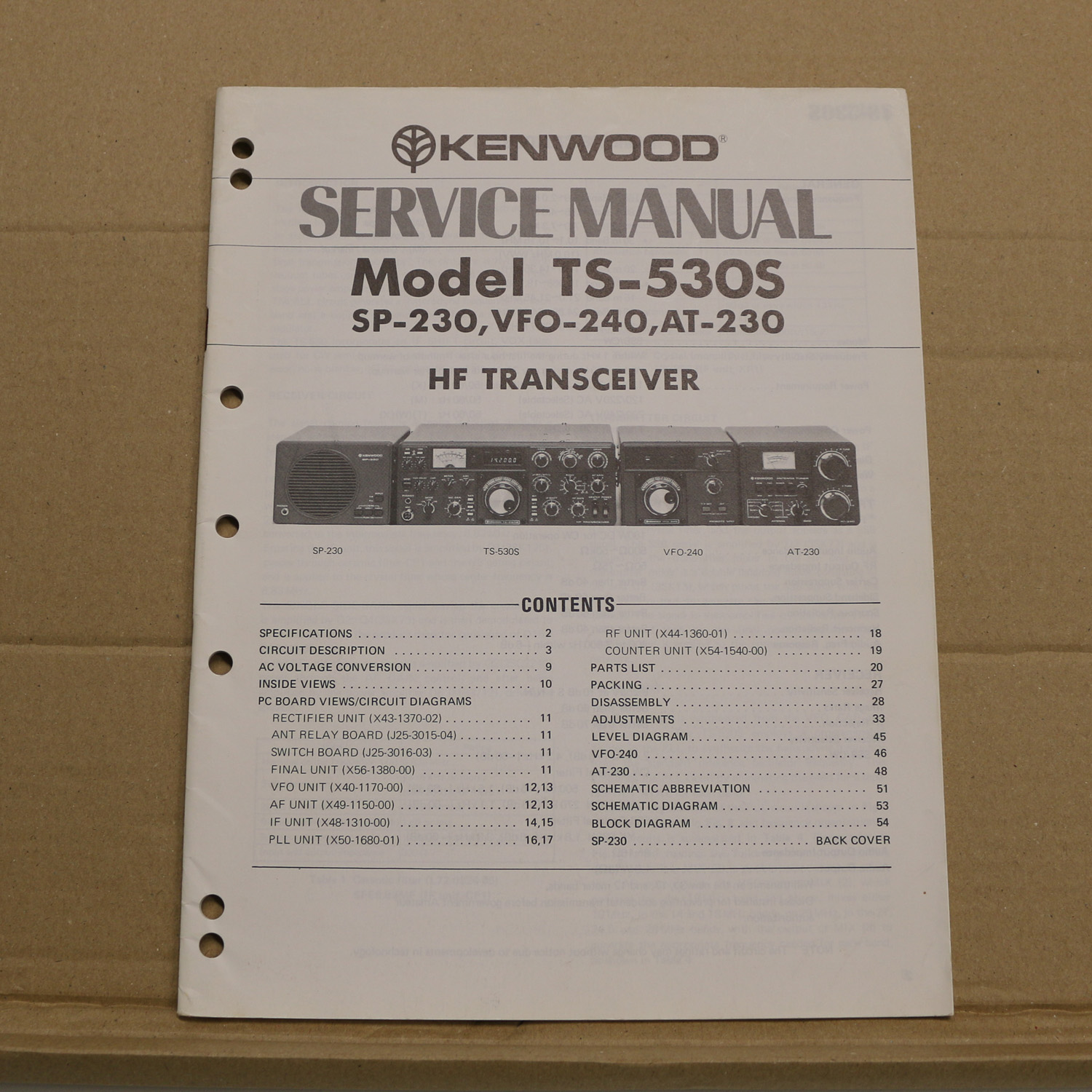 Kenwood TS-530S Service Manual