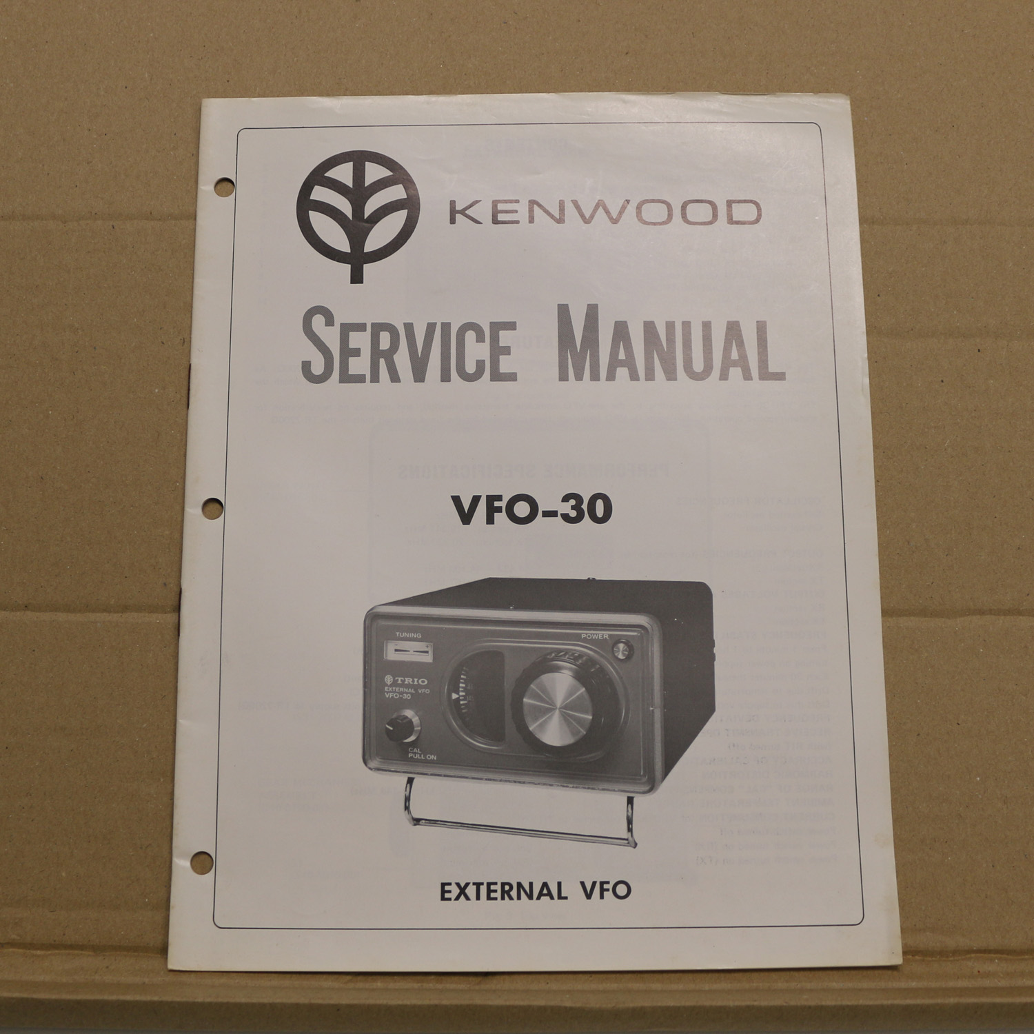Kenwood VFO-30 Service Manual