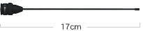 Diamond RH-17 2m/70cm BNC Aufsteckantenne, 17cm lang