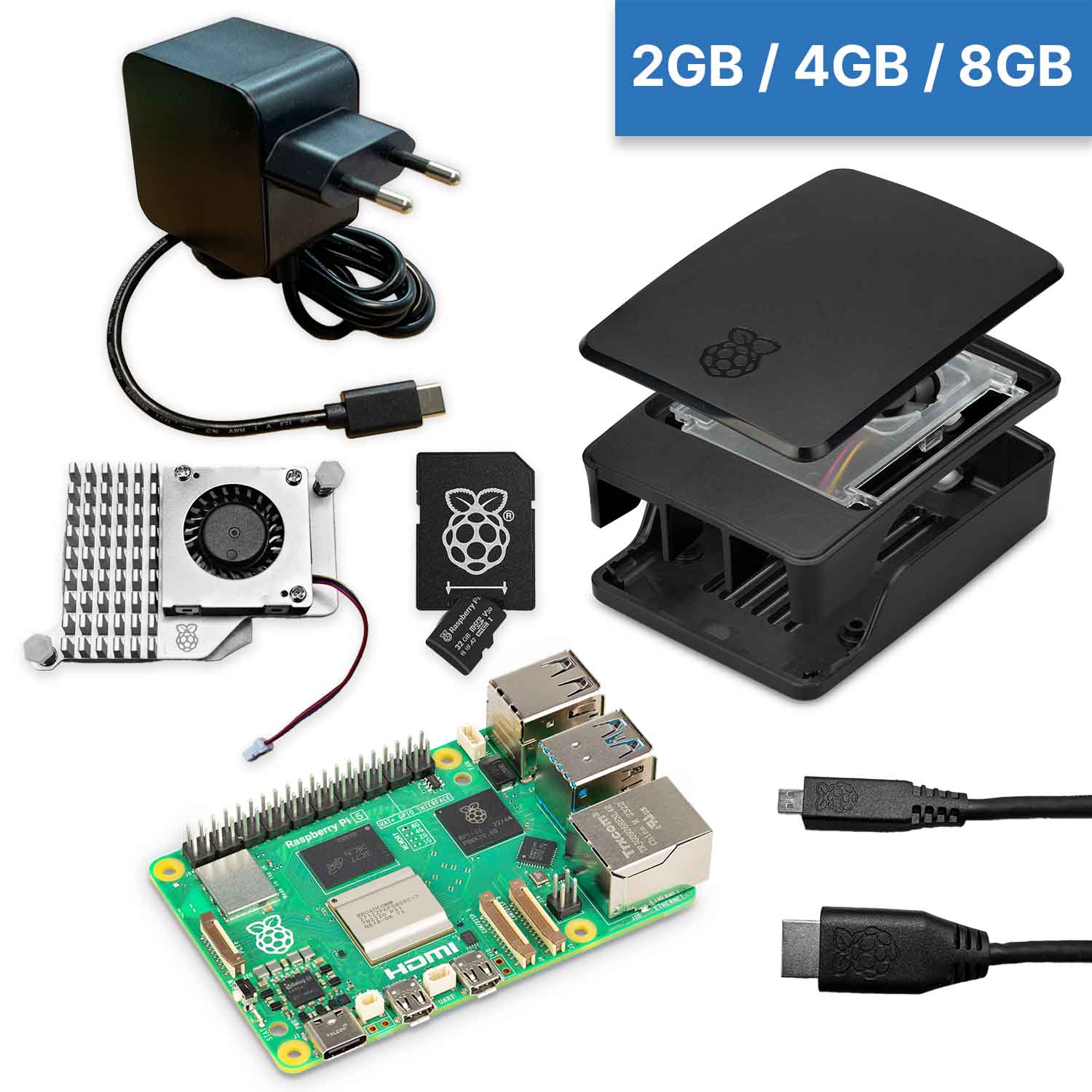 Raspberry Pi 5 Bundle schwarz