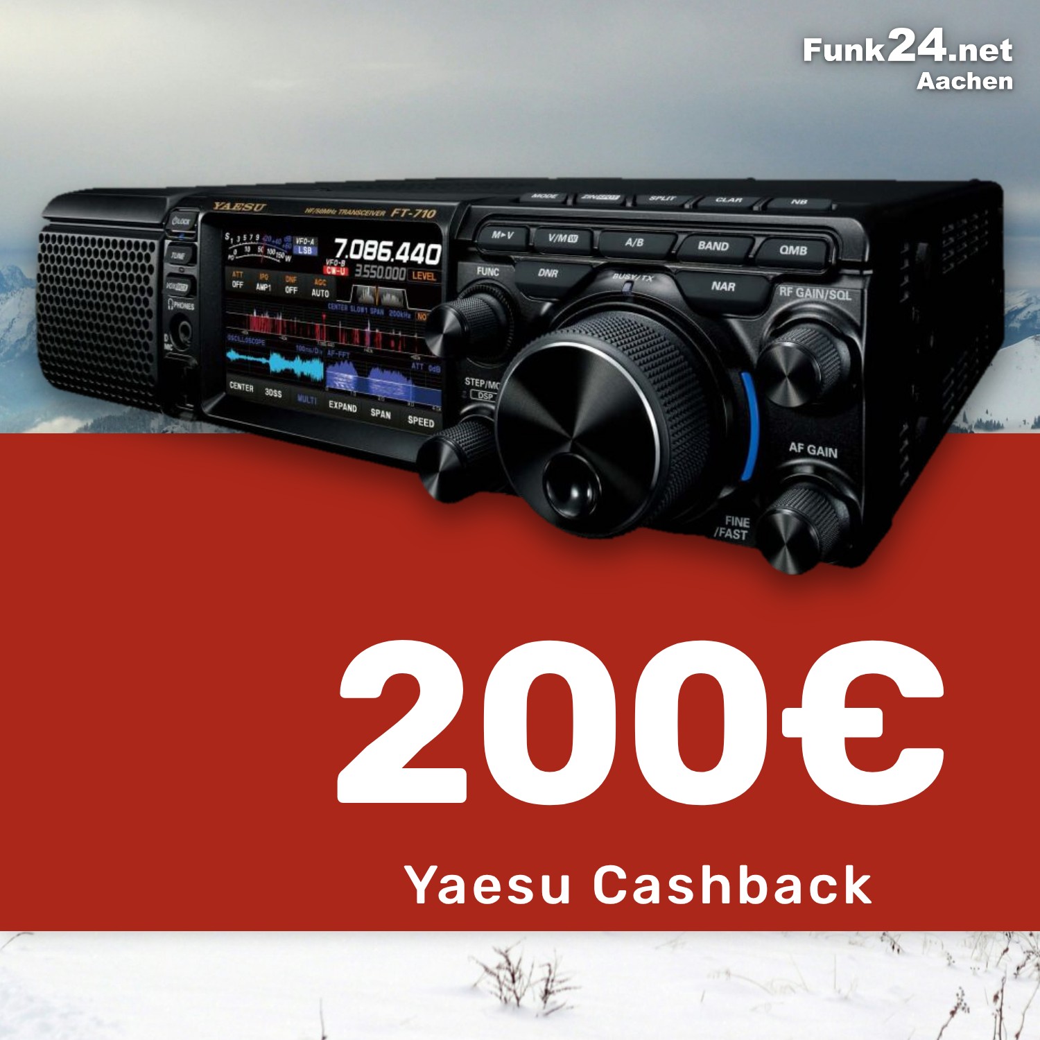 Yaesu FT-710 AESS SDR HF-Transceiver