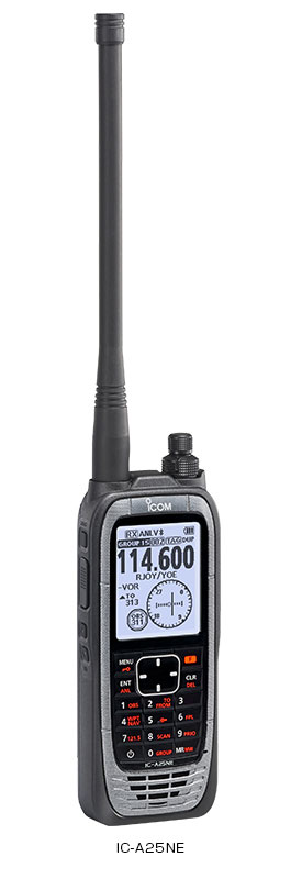 Icom IC-A25NE COM & NAV GPS Bluetooth Flugfunk
