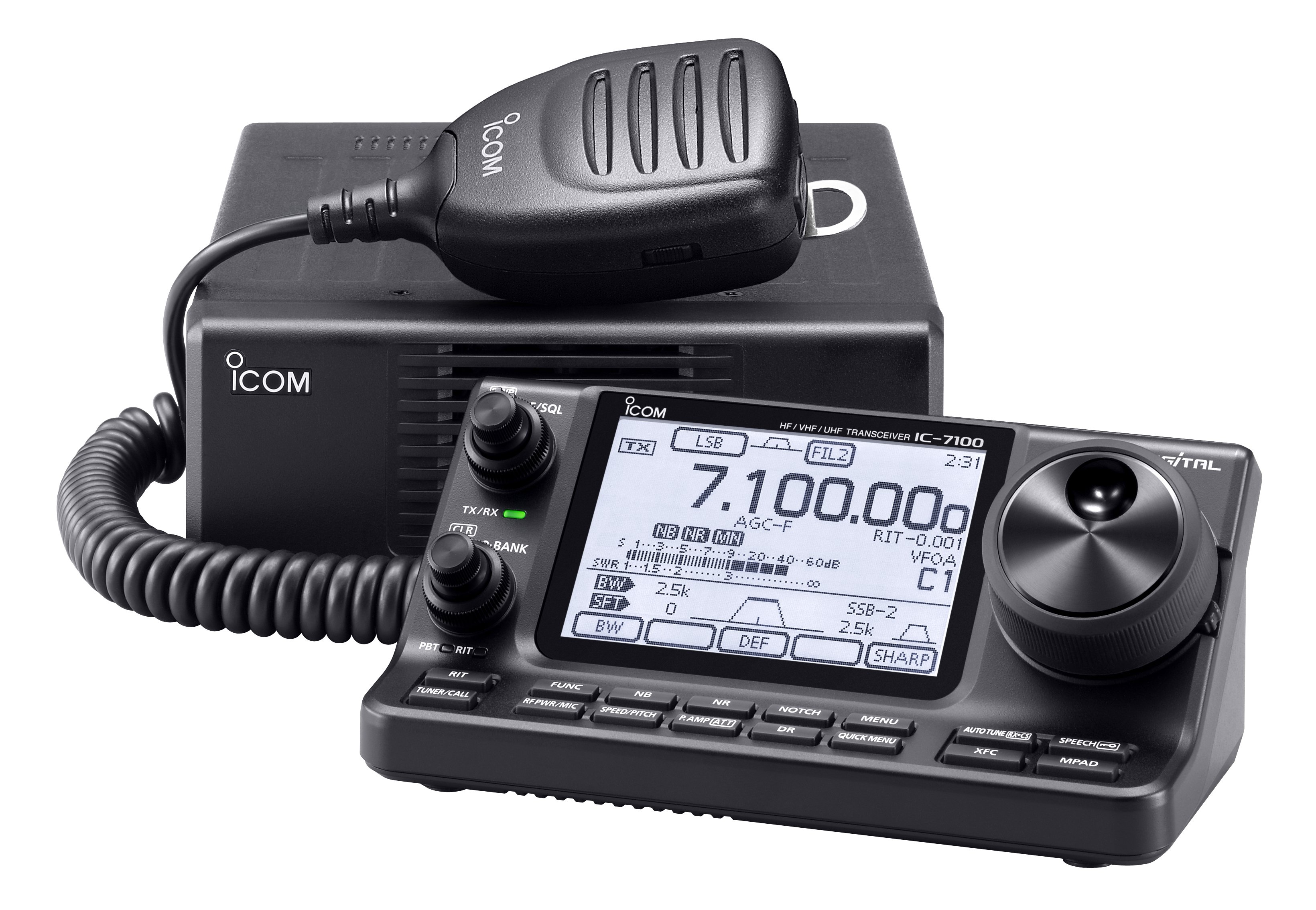 Icom IC-7100 Multiband/Multimode Mobilgerät mit D-Star