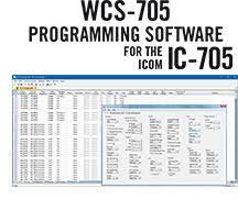 WCS-705-U Programmiersoftware für IC-705 WCS-705-U Programmiersoftware für IC-705