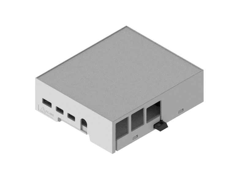Hutschienengehäuse / DIN Rail KIT 6M XTS COMPACT für Raspberry Pi 4